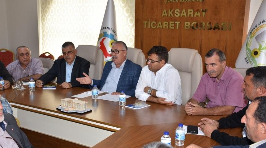 Ticaret Borsası muhtarlarla istişare toplantısı yaptı