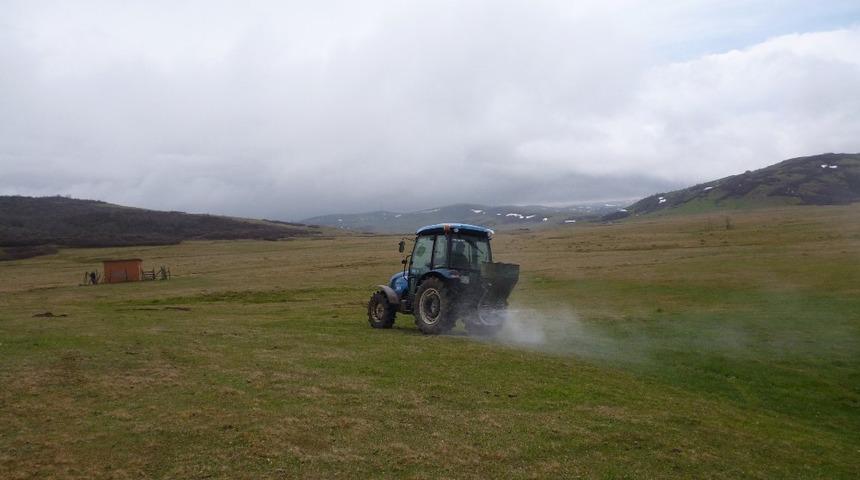 Ordu&rsquo;da 4 il&ccedil;enin yaylalarında meralar ıslah ediliyor