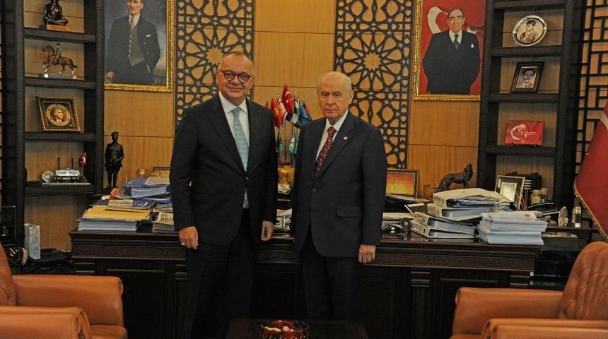 Başkan Ergün, MHP Genel Başkanı Devlet Bahçeli ile buluştu