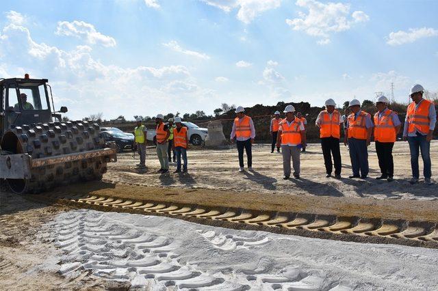 Yol yapımında kireç stabilizasyonu dönemi