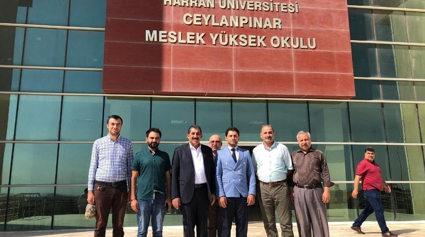 Başkan Atilla&rsquo;dan Ceylanpınar MYO&rsquo;ya Ziyaret