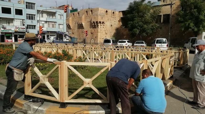 Birecik&rsquo;te yeşil alan &ccedil;alışmaları s&uuml;r&uuml;yor