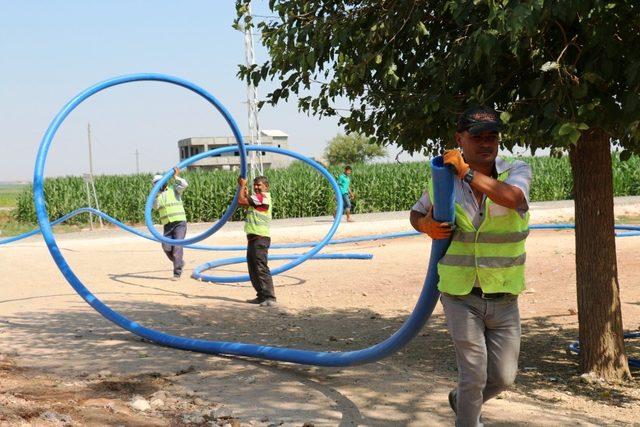 Suruç’ta alt yapı çalışmaları sürüyor