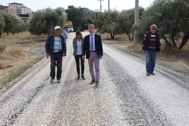 Başkan Şirin asfalt çalışmalarına yerinde inceleme