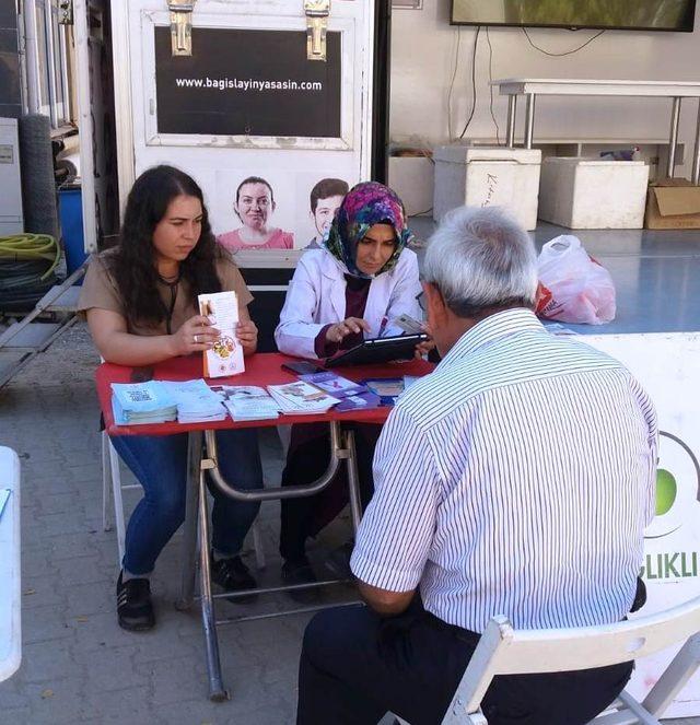 Mobil Sağlıklı Yaşam aracı Hisarcık’ta öğrencilerle ve halkla buluştu