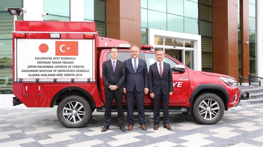 Japonlardan Suluova&rsquo;ya afet m&uuml;dahale aracı