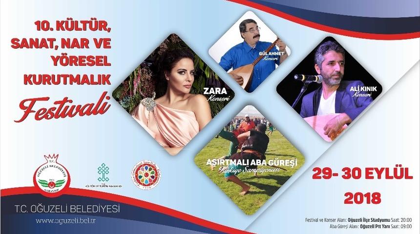Oğuzeli&rsquo;nde festival başlıyor