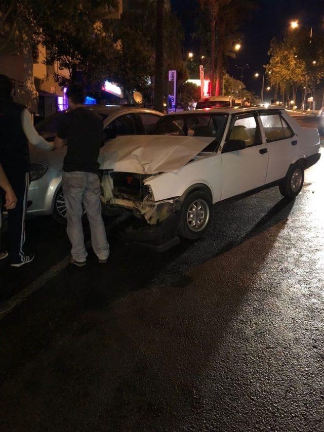 Kuşadası’nda trafik kazası, 1 yaralı