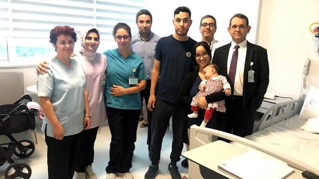 2 aylık Yade bebeğe kalp ameliyatı