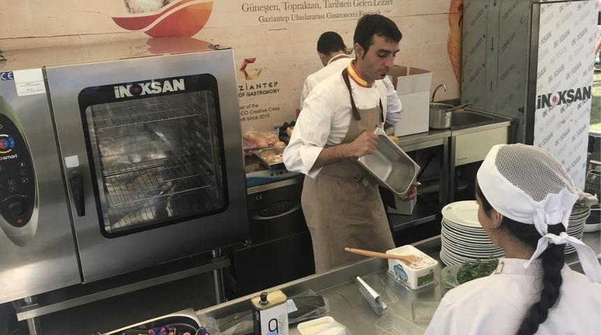 Michelin yıldızlı şefler İnoksan mutfağında