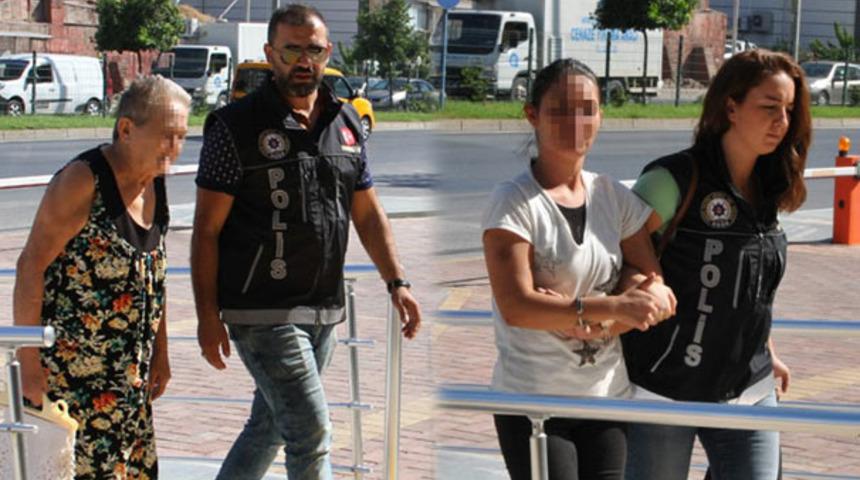 Biri 66 yaşında, 2 kadın yakalandı