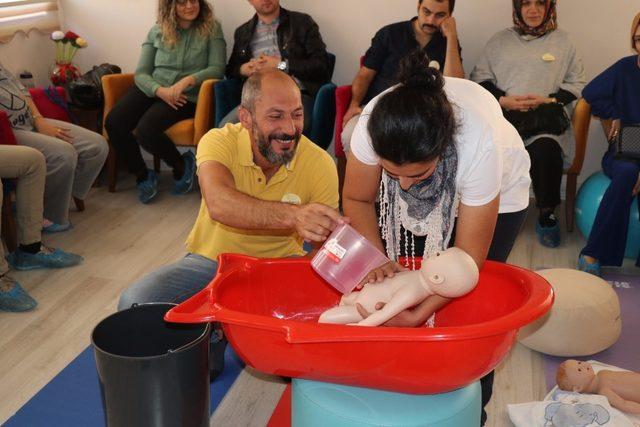 Erzincan’da baba adayları da doğuma hazırlanıyor