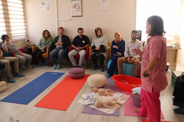 Erzincan’da baba adayları da doğuma hazırlanıyor