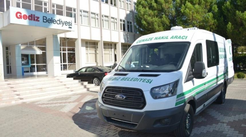 Gediz Belediyesi&rsquo;ne yeni cenaze nakil aracı