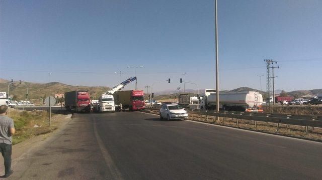 Otoban girişinde kaza: 1 yaralı