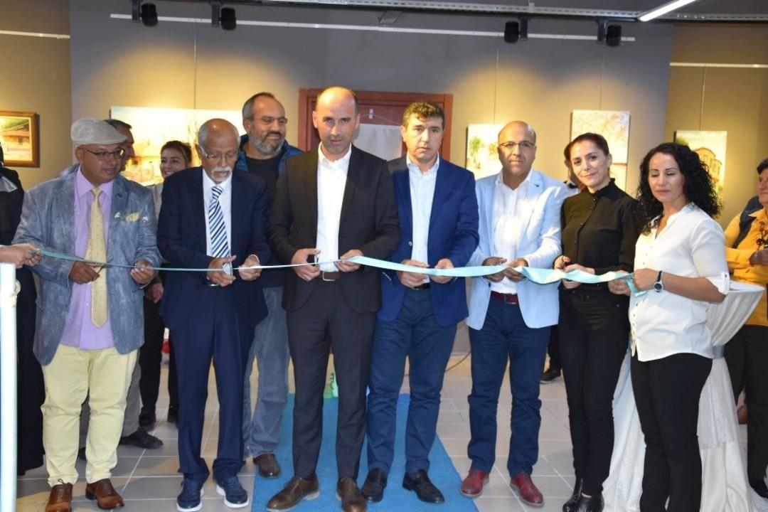 İsmail Kurtlak resim sergisi a&ccedil;ıldı