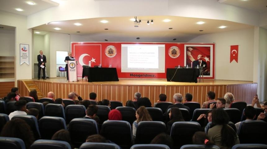 Başkan B&uuml;y&uuml;kkılı&ccedil;, &ouml;ğrencilerin konuğu oldu