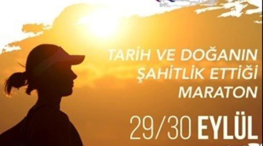 Didim maratonuna tropik fırtına engeli