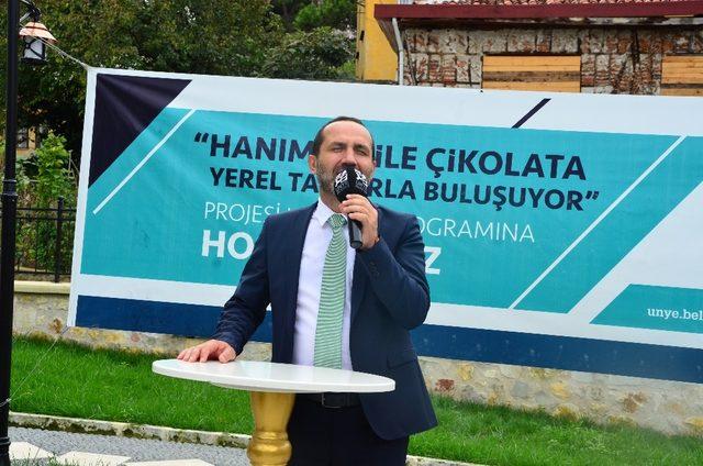 Çikolataya hanım eli değdi