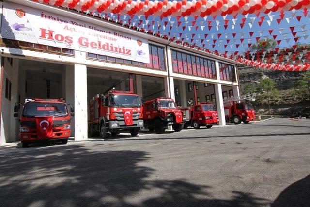 Yeni itfaiye binası Safranbolu’nun hizmetine açıldı