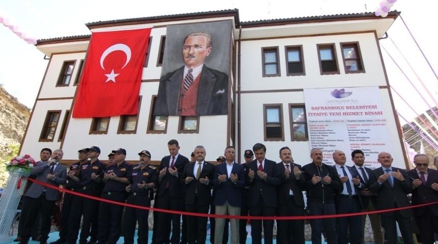Yeni itfaiye binası Safranbolu&rsquo;nun hizmetine a&ccedil;ıldı