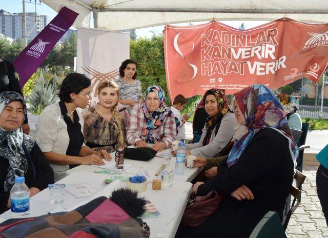 Mardinli kadınlar kan bağışı ile örnek oldu