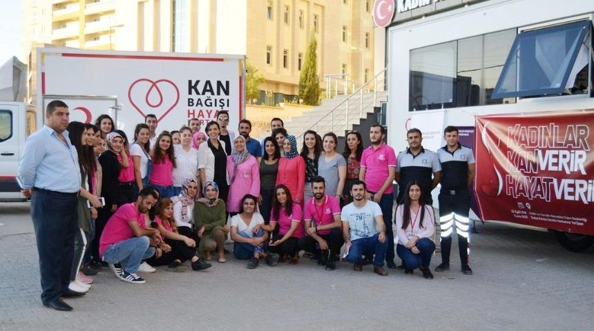Mardinli kadınlar kan bağışı ile örnek oldu