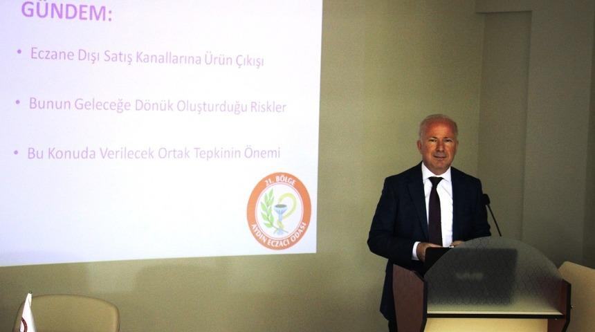 Aydın Eczacı Odası sağlık &uuml;r&uuml;nlerin eczane dışı kanallarda satılmasını masaya yatırdı