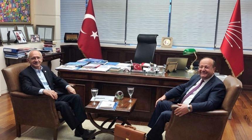 Başkan &Ouml;zakcan, CHP Lideri Kılı&ccedil;daroğlu ile g&ouml;r&uuml;şt&uuml;