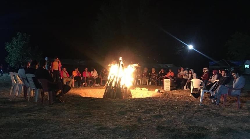 Kayaarası Kanyonu&rsquo;nda yaza veda kampı