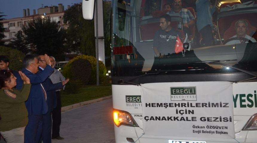 Ereğli Belediyesinden engellilere &Ccedil;anakkale gezisi