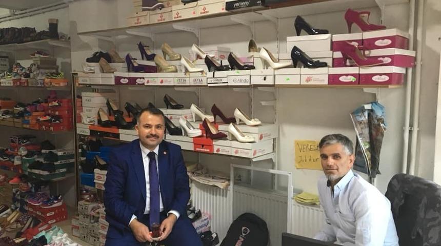 Duyarlı esnafa, Kaymakam Okumuş&rsquo;tan ziyaret