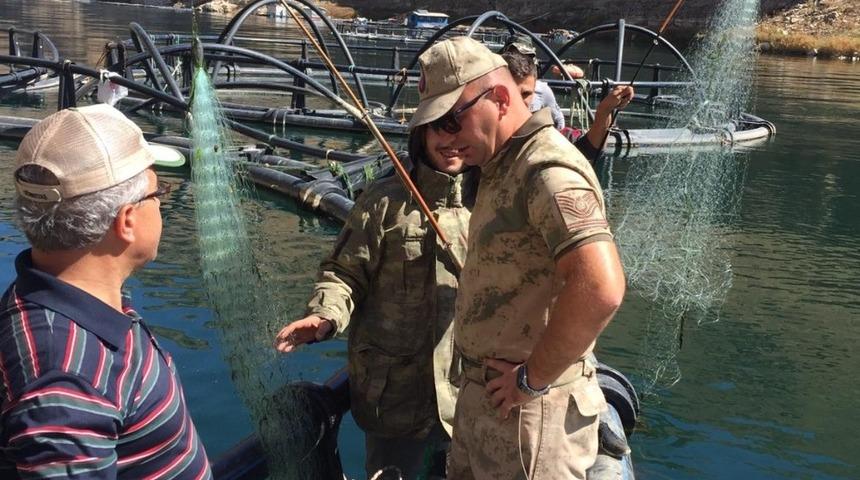 Yasak malzeme ile balık avına 14 bin 850 TL ceza