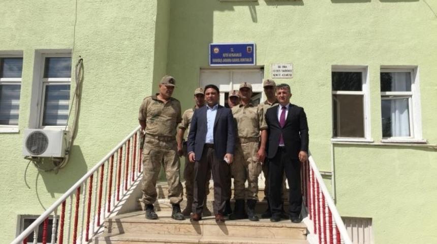 Kaymakam Şahin&rsquo;den Kavakbaşı karakoluna ziyaret
