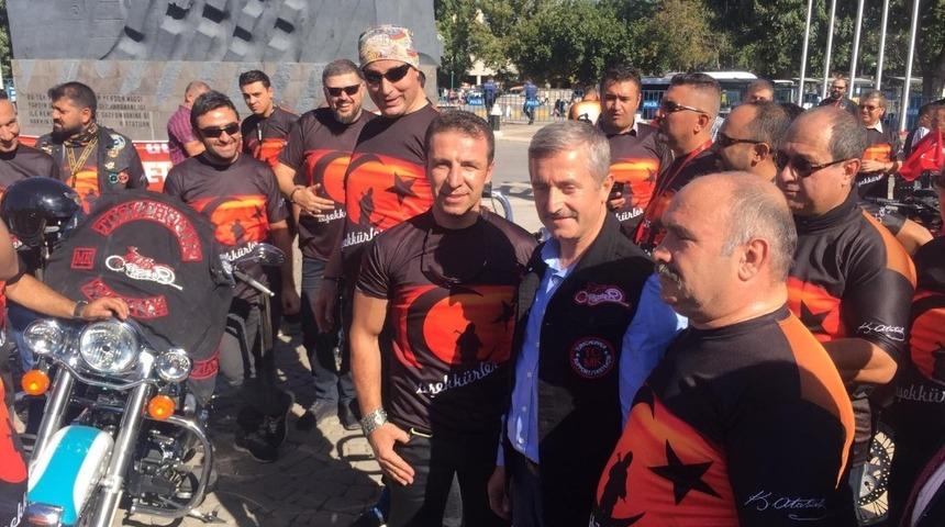 Gazikentten gaziler i&ccedil;in motosiklet turu