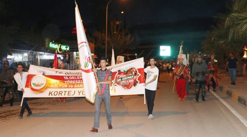 10. K&uuml;lt&uuml;r, Sanat, Nar ve Kurutmalık Festivali başladı