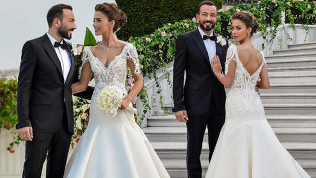 Bensu Soral ile Hakan Baş 750 bin liralık düğünle evlendiler