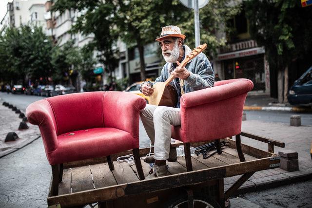 Hurdacı arabasında mini konser 2