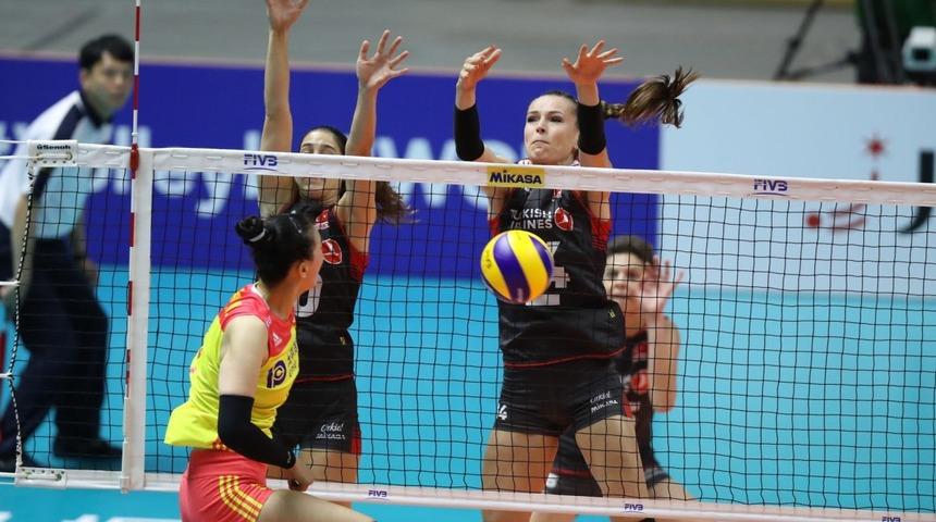 &Ccedil;in 3 - 0 T&uuml;rkiye (Bayanlar D&uuml;nya Voleybol Şampiyonası)