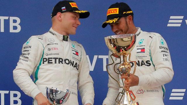 Formula 1 Rusya Grand Prix'ini Lewis Hamilton kazandı