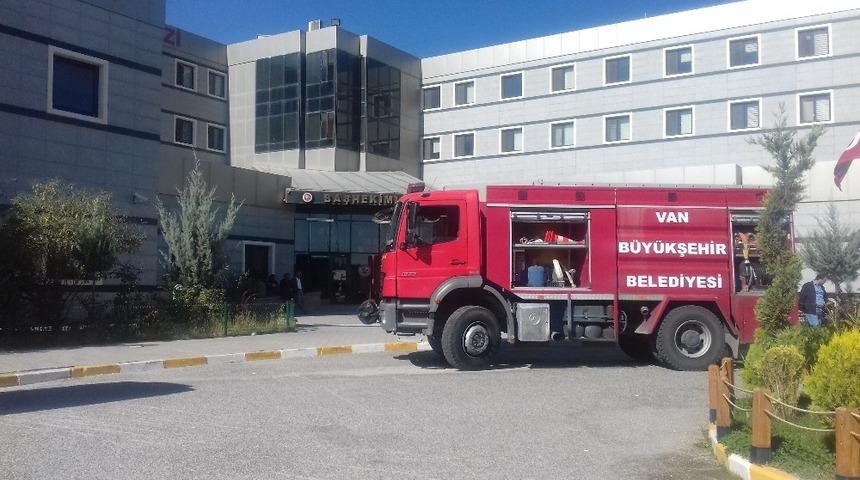 Hastanede yangın paniği