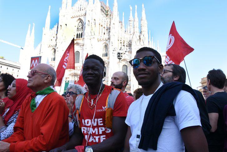 İtalya'da on binlerce kişiden ırkçılık protestosu  G5