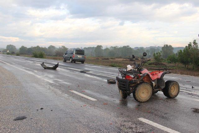 Çan’da trafik kazası: 2 yaralı