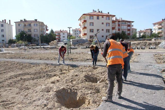 Beypazarı’nda parklara bakım ve onarım