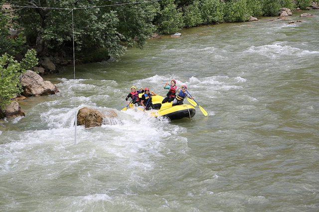 Zamantı Irmağı raftingcilerin yeni gözdesi