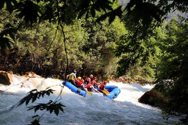 Zamantı Irmağı raftingcilerin yeni gözdesi