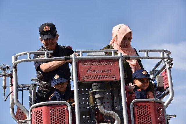 Malhun Hatun Kur’an Kursu öğrencilerine yangın eğitimi