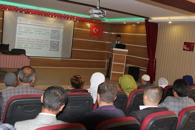 Başkale’de “Kadına Yönelik Şiddet” konulu seminer