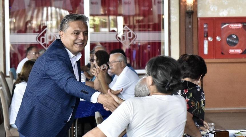 Başkan Uysal, partisinin mahalle temsilcileriyle buluştu