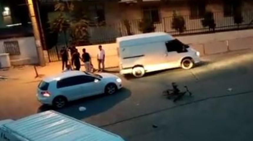 Otomobilin &ccedil;arptığı bisikletli &ccedil;ocuk yaralandı